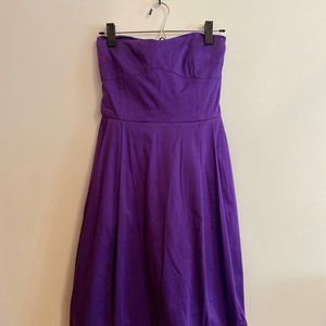 Calvin Klein-Structured Strapless Dress w/ Pocket